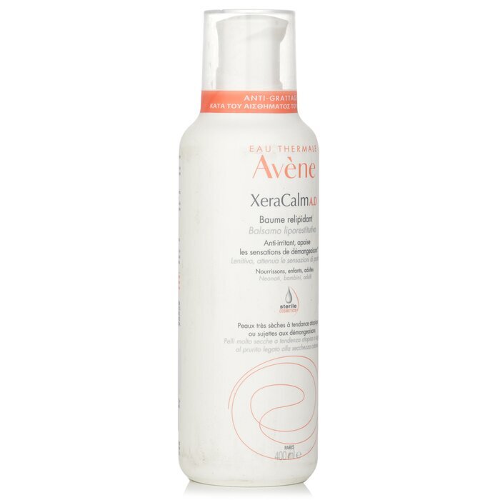 Avene XeraCalm A.D Lipid-Replenishing Balm - For Very Dry Skin Prone to Atopic Dermatitis or Itching(Random Packing) 400ml/13.5oz