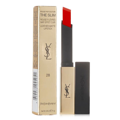 Yves Saint Laurent Rouge Pur Couture The Slim Leather Matte Lipstick - # 28 True Chili 2.2g/0.07oz