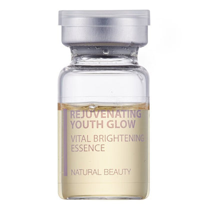 Natural Beauty (USE WITH MACHINE) Rejuvenating Youth Glow Vital Brightening Essence (Exp Date: 01/2026) 10x 5ml/0.17oz