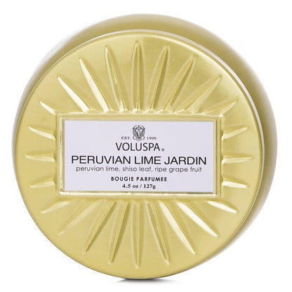 Voluspa Mini Tin Candle - Peruvian Lime Jardin 127g/4.5oz