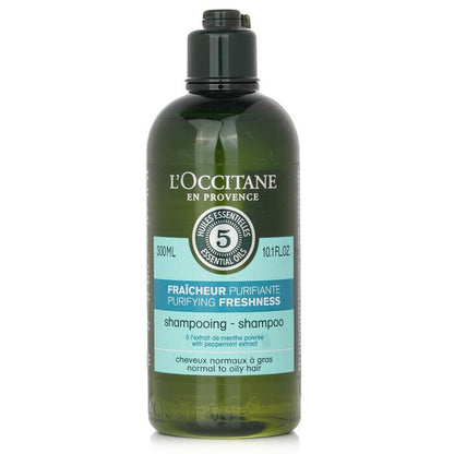 L'Occitane Aromachologie Purifying Freshness Shampoo (Oily Hair & Scalp) (Random Packaging) 300ml/10.1oz