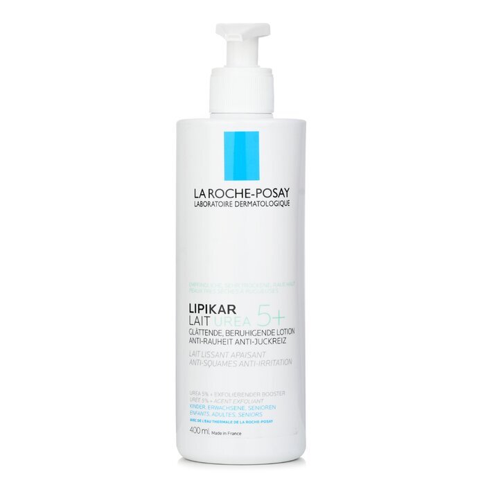 La Roche Posay Lipikar Lait Urea 5+ Smoothing Soothing Lotion (Anti-Flaking & Anti-Irritation)(Random Packaging) 400ml/13.5oz
