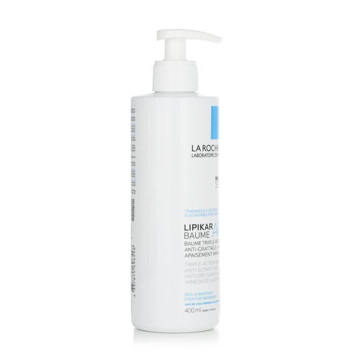 La Roche Posay Lipikar Baume AP+M Triple-Action Balm - Anti-Scratching, Anti Dry Skin Flare-Ups, Immediate Soothing(Random Packaging) (Exp. Date 31 Dec 2026) 400ml/13.5oz