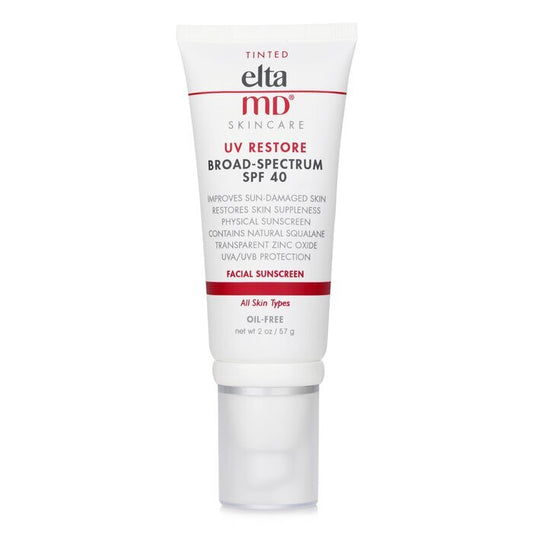 EltaMD UV Restore Physical Facial Sunscreen SPF 40 - Tinted(Exp. Date 30 June 2026) 48g/1.7oz