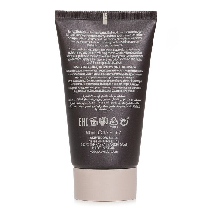 SKEYNDOR Men Shine Control 24H Aqua Emulsion - Moisturize & Prevents Shiny Skin  (For Normalise Mixed & Oily Skins) 50ml/1.7oz