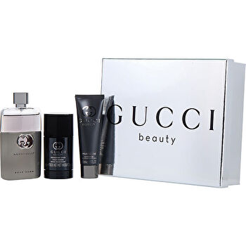 Gucci Guilty Pour Homme Eau De Toilette Spray 90ml/3oz & Deodorant Stick 60ml/2.5oz & All Over Shower Gel 30ml/1.6oz