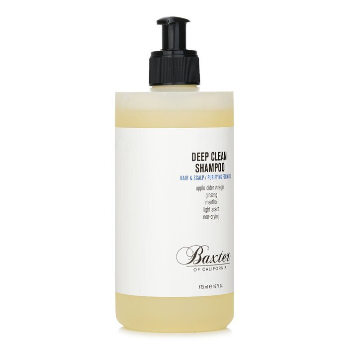 Baxter Of California Deep Clean Shampoo (Hair & Scalp / Purifying Formula) 473ml/16oz