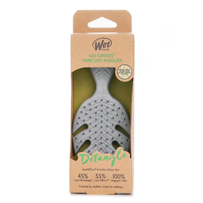 Wet Brush Go Green Mini Detangler - # Grey 1pc
