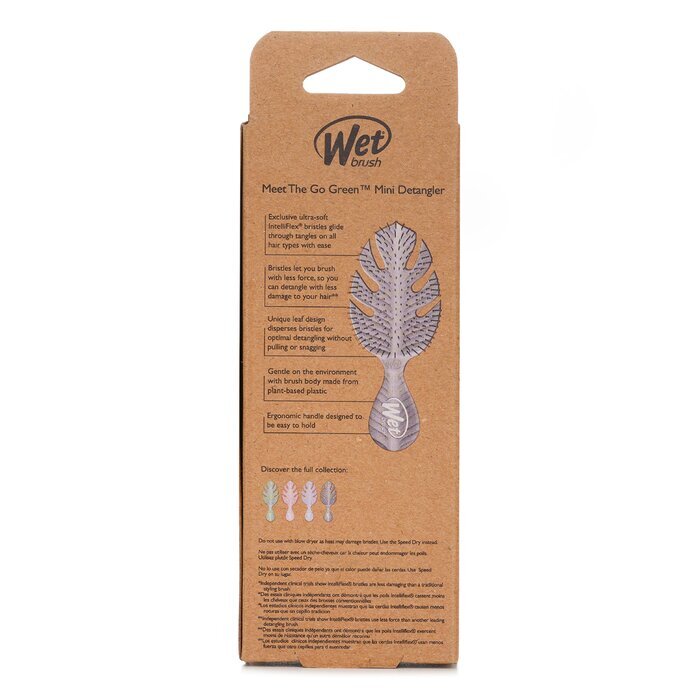 Wet Brush Go Green Mini Detangler - # Grey 1pc