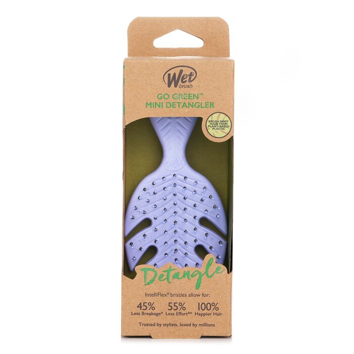 Wet Brush Go Green Mini Detangler - # Purple 1pc