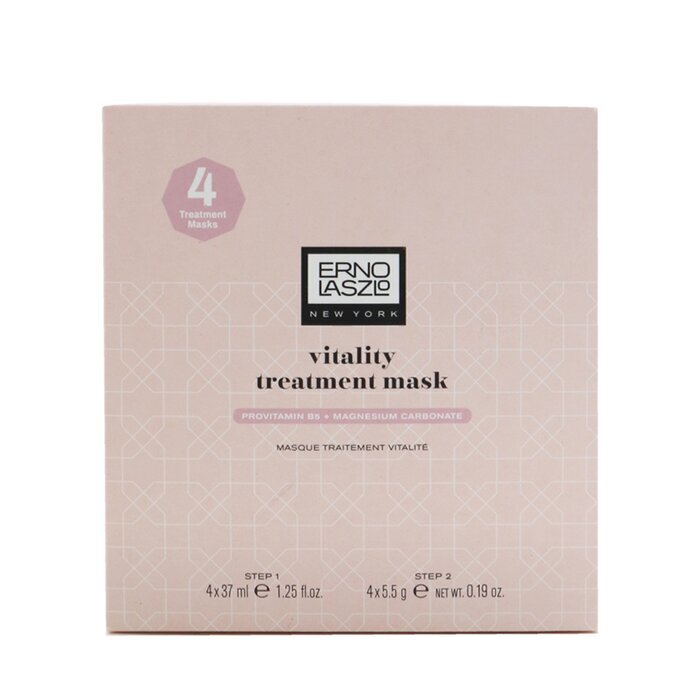 Erno Laszlo Vitality Treatment Mask (Step 1: 4x Liquid Activator 37ml/1.25oz, Step 2: 4x Triple Mineral Powder 5.5g/0.19oz) 8pcs