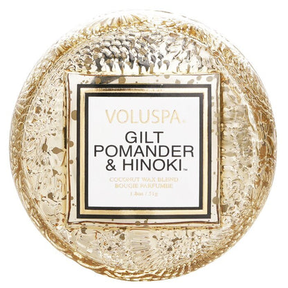Voluspa Macaron Candle - Gilt Pomander & Hinoki 51g/1.8oz