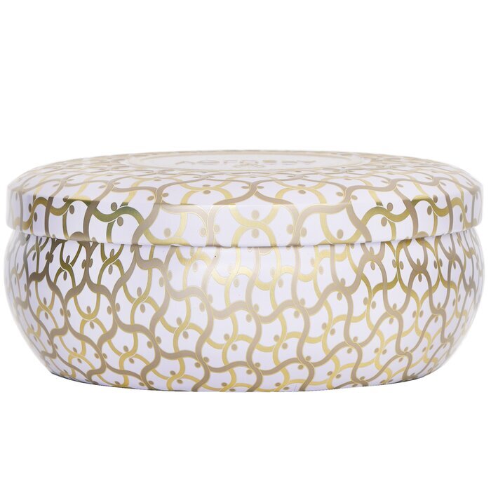 Voluspa 3 Wick Decorative Tin Candle - Suede Blanc 340g/12oz
