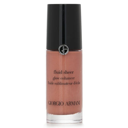 Giorgio Armani Fluid Sheer Glow Enhancer (Mini) - # 11 Peach (Unboxed) 18ml/0.6oz