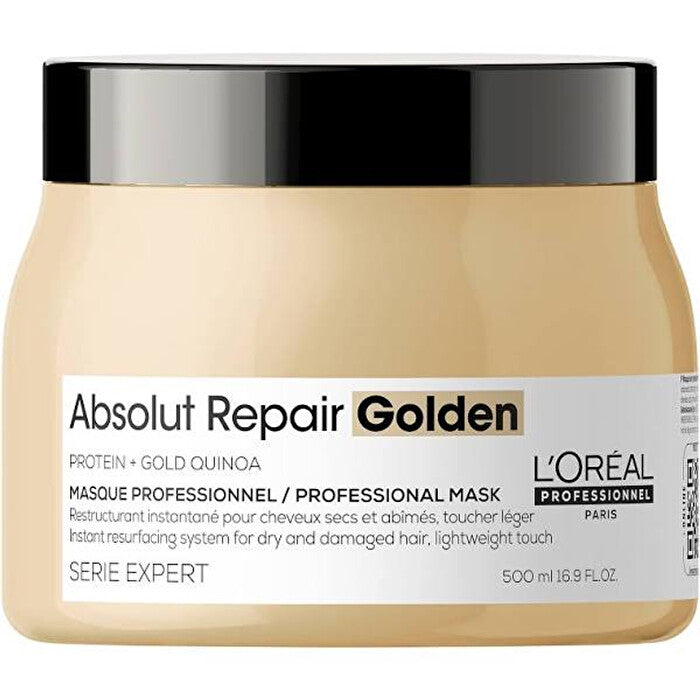 L'Oreal Serie Expert Absolute Repair Golden Protein + Gold Quinoa Professional Mask 500ml