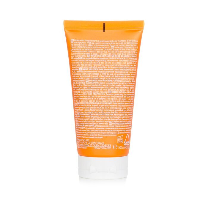 Vichy Capital Soleil Velvety Protective Cream SPF 50 - Water Resistant (Normal to Dry Skin)(Random Packaging) 50ml