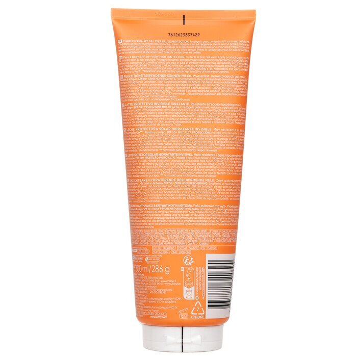 Vichy Capital Soleil Fresh Protective Milk SPF 50 (Water Resistant - Face & Body) 300ml/10.1oz