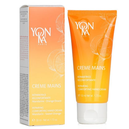 Yonka Creme Mains Repairing, Comforting Hand Cream - Mandarin (Exp. Date 31 Jan 2026) 50ml/1.73oz