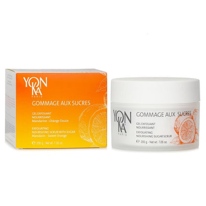 Yonka Gommage Aux Sucres Nourishing Scrub with Sugar - Mandarin (Exp. Date 31 July 2026) 200ml/8.19oz