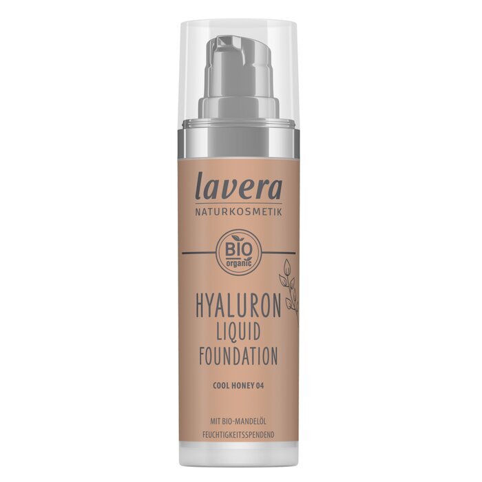 Lavera Hyaluron Liquid Foundation - # 04 Cool Honey (Exp. Date 31 OCT 2026) 30ml/1oz