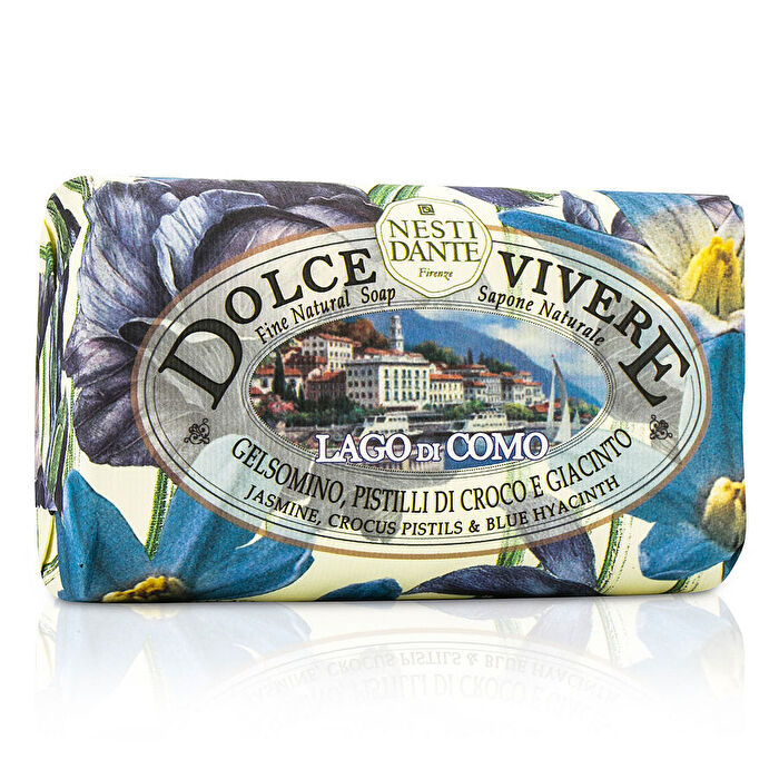 Nesti Dante Dolce Vivere Fine Natural Soap - Lago Di Como - Jasmine Crocus Pistils & Blue Hyacinth 250g/8.8oz