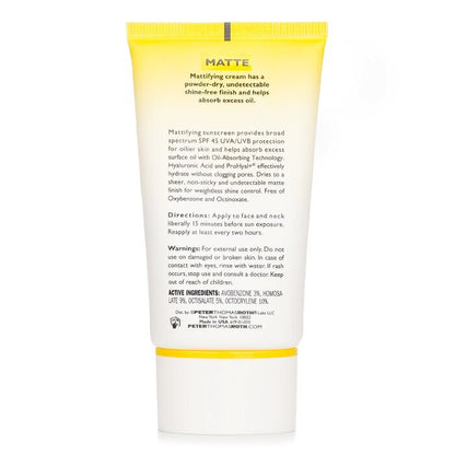 Peter Thomas Roth Max Matte Shine Control Sunscreen Broad Spectrum SPF 45 50ml/1.7oz