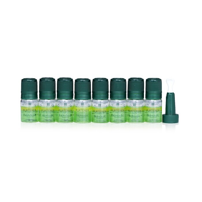 Rene Furterer Triphasic Progressive Anti-Hair Loss Treatment (Exp. Date 31 July 2026) 8x5.5ml/0.18oz
