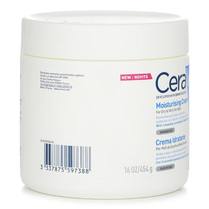 CeraVe Moisturising Cream For Dry to Very Dry Skin (US/EU Random Packing Pick) 454g/16oz