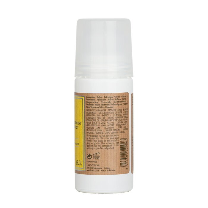 L'Occitane Citrus Verbena Refreshing Roll-On Deodorant 50ml/1.6oz