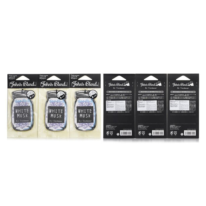 John's Blend Air Freshener - White Musk 1pcs