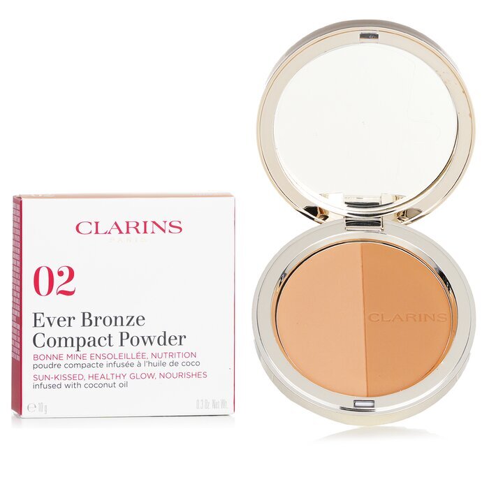 Clarins Ever Bronze Compact Powder - # 02 Medium(Random Packaging) 10g/0.3oz