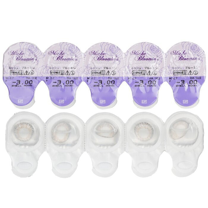 Miche Bloomin' Quarter Veil 1 Day Color Contact Lenses (106 Shell Moon) - - 3.00 (Exp. Date 31 Oct 2025) 10pcs