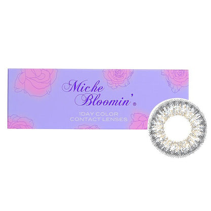 Miche Bloomin' Quarter Veil 1 Day Color Contact Lenses (106 Shell Moon) - - 3.00 (Exp. Date 31 Oct 2025) 10pcs
