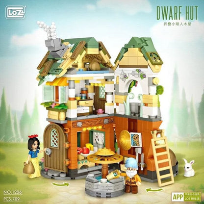 LOZ Mini Blocks -  Dwarfs House Building Bricks Set 20 x 15 x 8cm