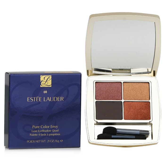 Estee Lauder Pure Color Envy Luxe Eyeshadow Quad - # 08 Wild Earth 6g/0.21oz