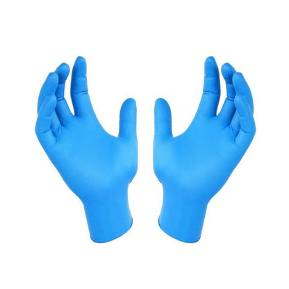 KQ - Vitrile Disposable Vinyl & Nitrile Blend Gloves -blue (S) S