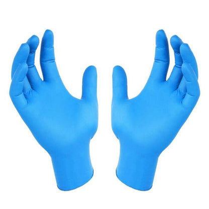 KQ - Vitrile Disposable Vinyl & Nitrile Blend Gloves -blue (M) M