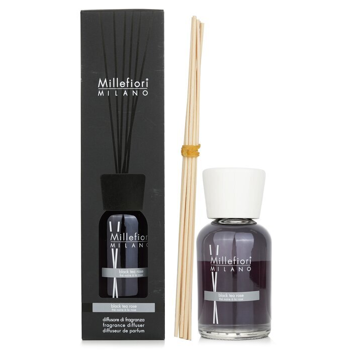 Millefiori Natural Fragrance Diffuser - Black Tea Rose 500ml/16.9oz
