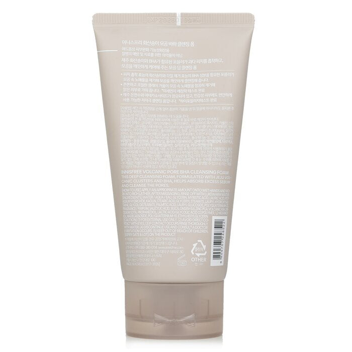 Innisfree Volcanic Pore BHA Cleansing Foam (Random Packaging) 150g/5.29oz