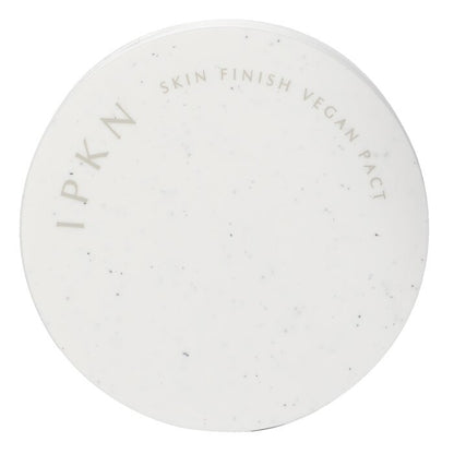 IPKN Skin Finish Vegan Pact - # 21 Nude Beige(Exp Date:4/1/2026) 12g+12g Refill