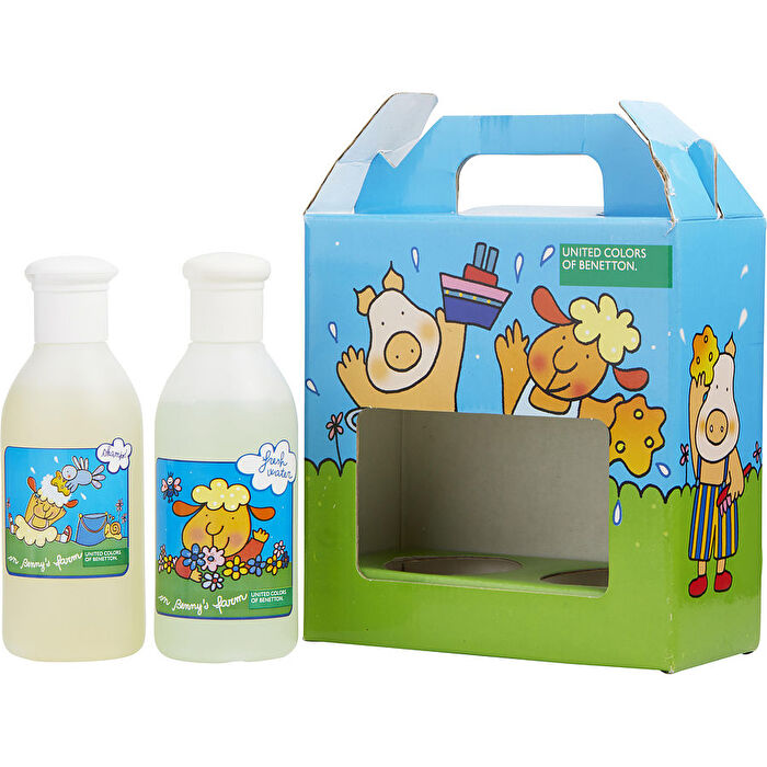 Benetton On Benny's Farm Eau De Toilette & Shampoo (fresh Water Scent) 200ml/6.7oz