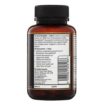 Go Healthy [Authorized Sales Agent] Go Glucosamine + Daily - 60Vcaps 60pcs/box