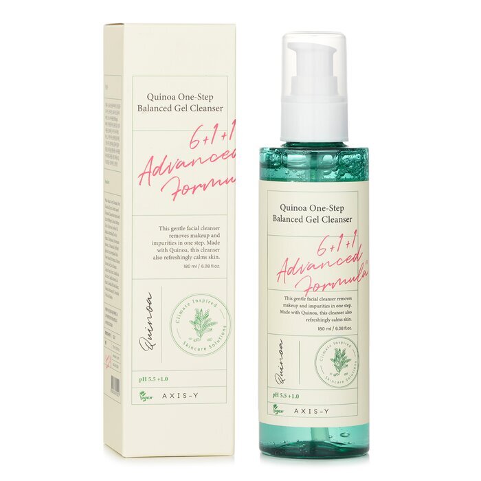 AXIS-Y Quinoa One-Step Balanced Gel Cleanser  (Exp Date: 7/6/2026) 180ml/6.08oz