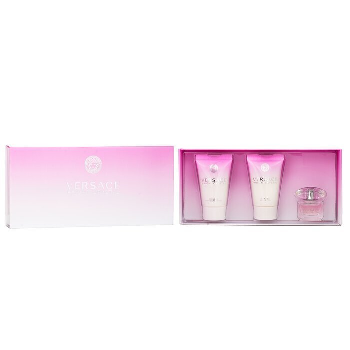Versace Bright Crystal Coffret (Miniature): 3pcs