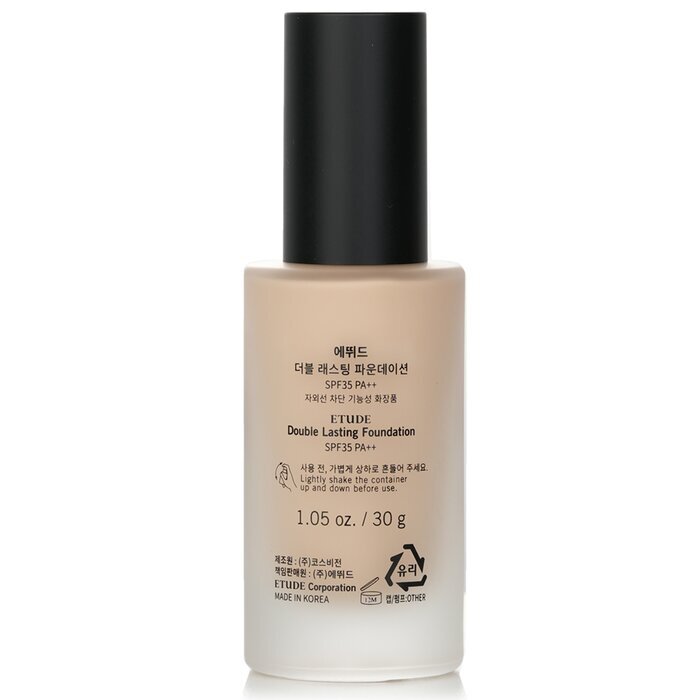 Etude House Double Lasting Foundation SPF 35 - #21W1 Beige (Exp. Date 19 Apr 2026) 30g/1.05oz