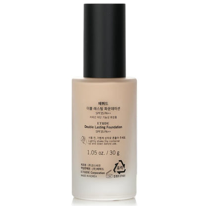 Etude House Double Lasting Foundation SPF 35 - #21W1 Beige (Exp. Date 19 Apr 2026) 30g/1.05oz