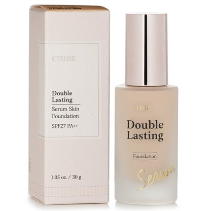 Etude House Double Lasting Serum Skin Foundation SPF 27 - # 17N1 Neutral Vanilla (Exp. Date 02 May 2026) 30g/1.05oz