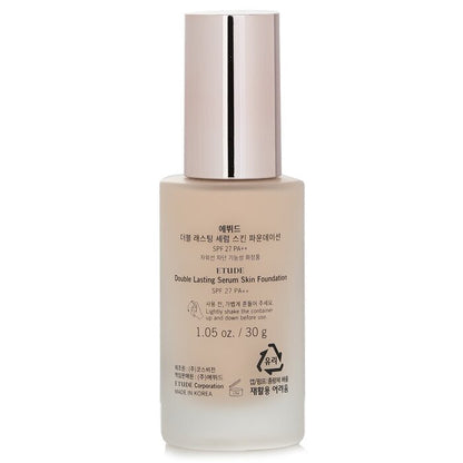 Etude House Double Lasting Serum Skin Foundation SPF 27 - # 17N1 Neutral Vanilla (Exp. Date 02 May 2026) 30g/1.05oz