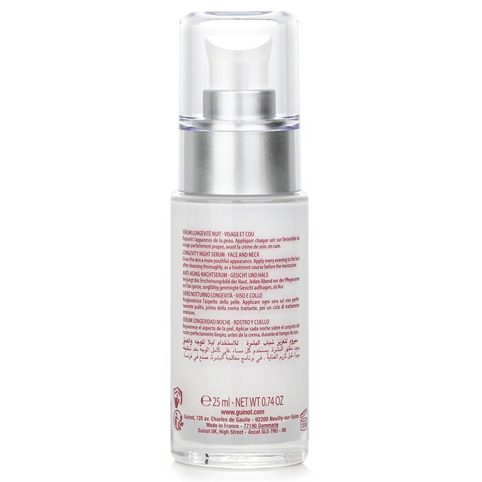 Guinot Age Logic Serum Longevity Night Serum (Face and Neck) 25ml/0.74oz