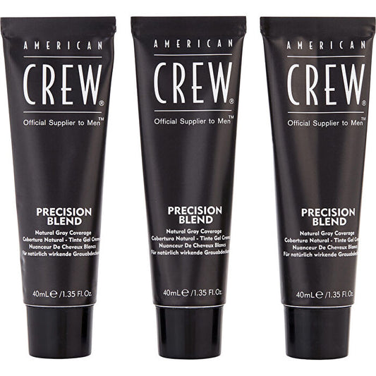 American Crew Set-precision Blend - Medium Natural- 3x 30ml/1.35oz